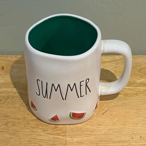 Rae Dunn Artisans Collection Ceramic Summer Watermelon Mug. Brand New With Tags. - Picture 2 of 6